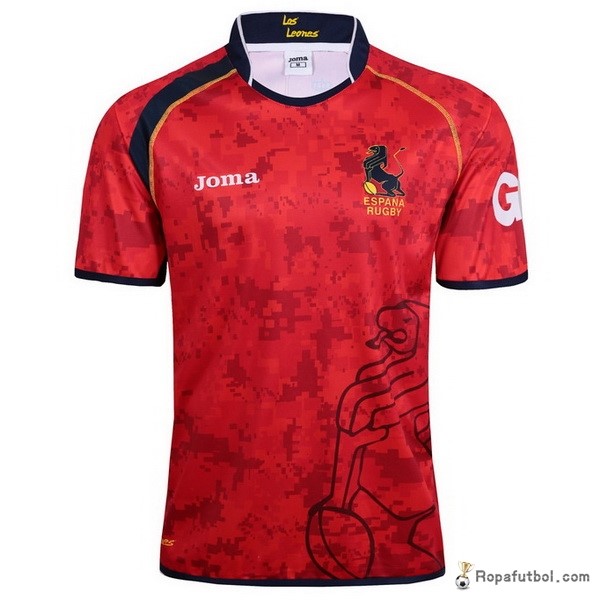 Camiseta Rugby España Replica Primera Ropa 2017 Rojo